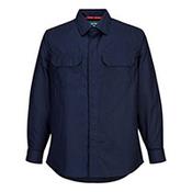 Portwest Bizflame Work Lightweight FR Shirt - Navy - Size XS image