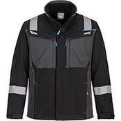 Portwest FR704 WX3 FR Softshell Jacket Black Medium image