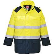 Portwest FR79 Bizflame Multi Arc Jacket Yellow &amp; Navy Medium image