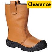 Portwest FW29 Steelite Rigger Boot Scuff Cap S3 CI Tan Size 47 Regular Fit