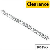 GBC MultiBind Binding Wires 12mm A4 130 Sheet Black Pack 100 image