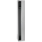 Bisley 1 Door Steel Locker Goose Grey W305xD305xH1802mm 5 Year Warranty image