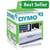 Dymo Pack of 2 x 260 99012  Label Writer Labels - Large Address Labels - 36 x 89mm image