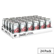 Coca-Cola Diet Coke Soft Drink Cans, 330ml (Pack of 24, Ref A00749) - Sugar-Free Diet Coke for Health-Conscious Consumers