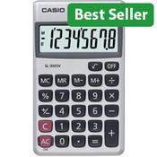 Casio Pocket Calculator 8-Digit SL-300V-S-GH - Compact &amp; Lightweight Calculator for Everyday Use image