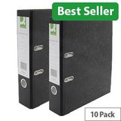 Q-Connect Lever Arch A4 File Black (Pack 10) KF20001 image
