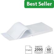 Q-Connect Listing Paper 1-Part Plain Micro-Perforated 60gsm 279 x 241mm Pack 2000 image