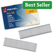 Rexel Staples, No. 56, 6mm (Pack of 1000, Ref 06131) - High-Quality Staples for Everyday Office Use image