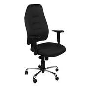 Positura Heavy Duty Task Operator Office Armchair Black Vinyl - Weight Tolerance: 150kg image