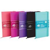 Pukka Signature Soft Cover Notebook, A5, Casebound, 192 Pages (Assorted Pack of 5, Ref 7747-SIG) - Premium Notebooks for Office or School image