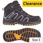 Solid Gear Falcon S3 Safety Boots - Size 36/UK 3, Steel Toe Protection, Slip-Resistant for Industrial Work image