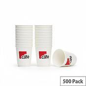 Mycafe 8oz/250ml Double Wall Disposable Hot Drink Paper Cups (500 Pack) HVDWPA08V image