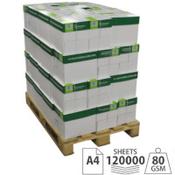Pallet of Q-Connect A4 White 80gsm Printer Paper 48 Boxes Per Pallet image