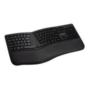Kensington Pro Fit Ergo Wireless Keyboard - Keyboard - wireless - 2.4 GHz, Bluetooth 4.2 - UK - black image