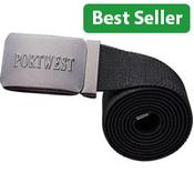 Portwest C105 Stretch Webbing Belt Black image