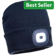 Portwest B029 Rechargeable LED Beanie - Navy image