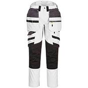 Portwest DX440 DX4 Holster Trousers White &amp; Grey UK32 EU48  (Regular Fit) image