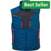 Portwest DX470 DX4 Hybrid Baffle Gilet Metro Blue Medium image