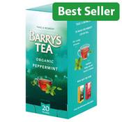 Barry's Organic Peppermint Tea - String/Tag/Envelope Pack of 20