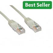 Cables Direct 0.25 m Cat6 RJ45 Patch Cable - Grey U/UTP (M‑M) image