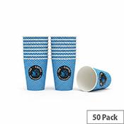 Cup 8oz Hot Drink Blue (Pack of 50) NU903005 image
