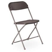 Flat Back Folding Chair in Charcoal image