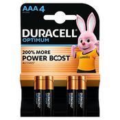 Duracell Optimum AAA Batteries - 4-Pack, Ultimate Alkaline Power image