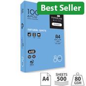 Paperline EyeCare A4 80gsm 100% Recycled White Paper Ream 500 Sheets image