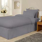 Mitre Essentials Spectrum Fitted Sheet Grey Single Single Pack image