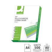 Q-Connect A4 Printer Paper - 80gsm, White, Ream of 500 Sheets KF01087 image