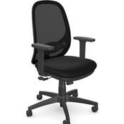 Andy Mesh Lumber Support Chair Black