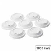 Fiesta Compostable Bagasse Coffee Cup Lids 340ml / 12oz (1000 Pack) image