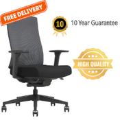 PostureX - Black Mesh Ergonomic Office Chair - 10 Year Warranty image