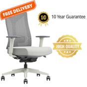 PostureX - Grey Mesh Ergonomic Office Chair - 10 Year Warranty image