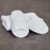 Mitre Essentials Slipperlite Open Toe Slippers White image