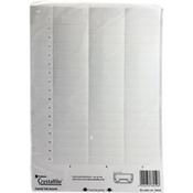 Rexel Crystalfile Suspension File Tab Inserts - White,  78050 Pack of 50 image