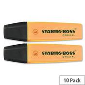 Stabilo Boss Highlighters - Orange, Pack of 10 image