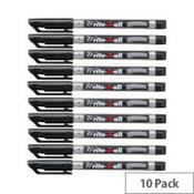 Stabilo Write-4-all Permanent Marker Fine 0.7mm Black (Pack of 10) image