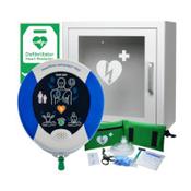 BUNDLE DEAL | HeartSine PAD 350P AED &amp; Arky Indoor Cabinet 350-BAS-BI image