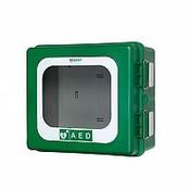 ARKY Heated Outdoor AED Defibrillator Cabinet Green Lockable HA60.213