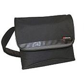 Monolith Nylon Messenger Laptop Shoulder Strap Bag Black/Grey image