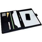 Monolith Black Leather-Look Conference Folder image