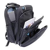 Monolith 3012 Backpack Forward Executive Laptop - 15.4 - Notebook Padded Backpack, Divided Compartments, Zipped Organiser Pocket at Front - Black image