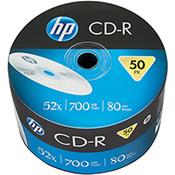 HP CD-R 52X 700MB Wrap Pack of 50 69300 image
