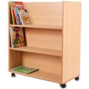 Book Trolley Double Sided Shelving #ST image