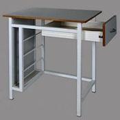 Single Art Table With Drawer &amp; Folder Pocket