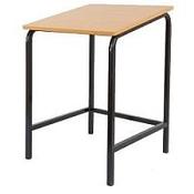 Single Student Table Sloped Top W600xD600xH760mm image