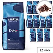 Lavazza Dek Decaffeinated Coffee Beans 12 x 500g Bags