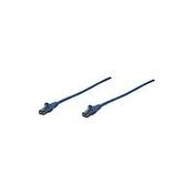 Intellinet Category 6 Network Cable for Network Device 3 m 1 x RJ-45 Male Network 1 x RJ-45 Male Network Patch Cable Gold Plated Contact Blue image