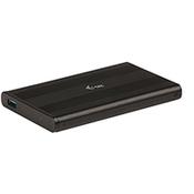 i-tec Advance MySafe AluBasic 2.5 Inches USB 3.0, HDD/SSD enclosure, 2.5 Inches, Serial ATA, Serial ATA II, Serial ATA III, 5 Gbit/s, USB connectivity, Black image